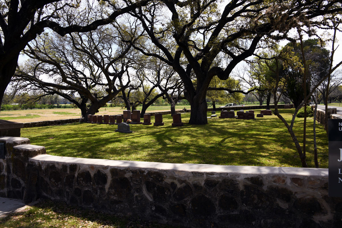 208 The Johnson Family Cemetery in the LBJ historical park.JPG